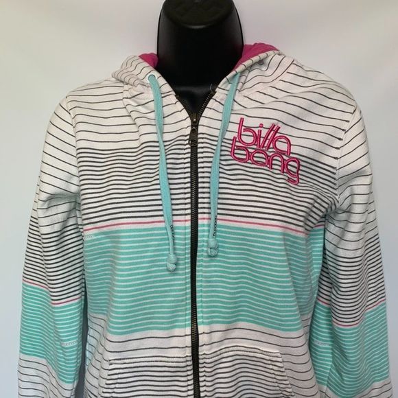 Billa Bong Striped Full Zipper Hoodie - Picture 2 of 9